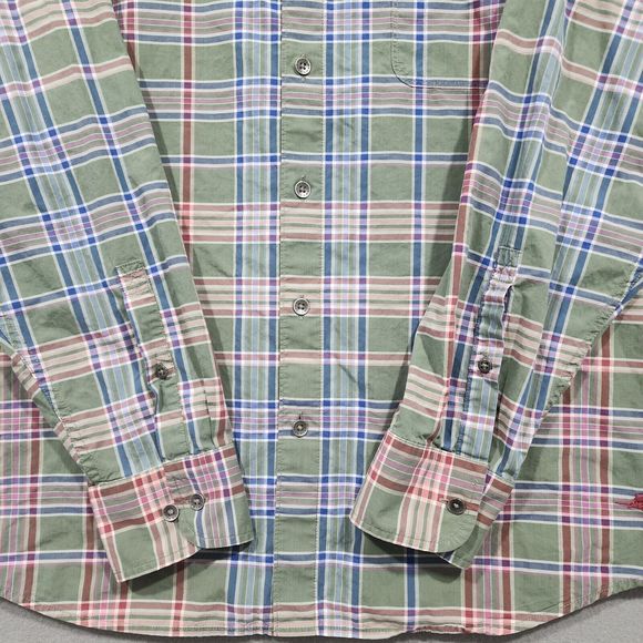 Tommy Bahama Shirt Mens Shirt XL Multicolor Plaid Long Sleeve - Picture 12 of 15